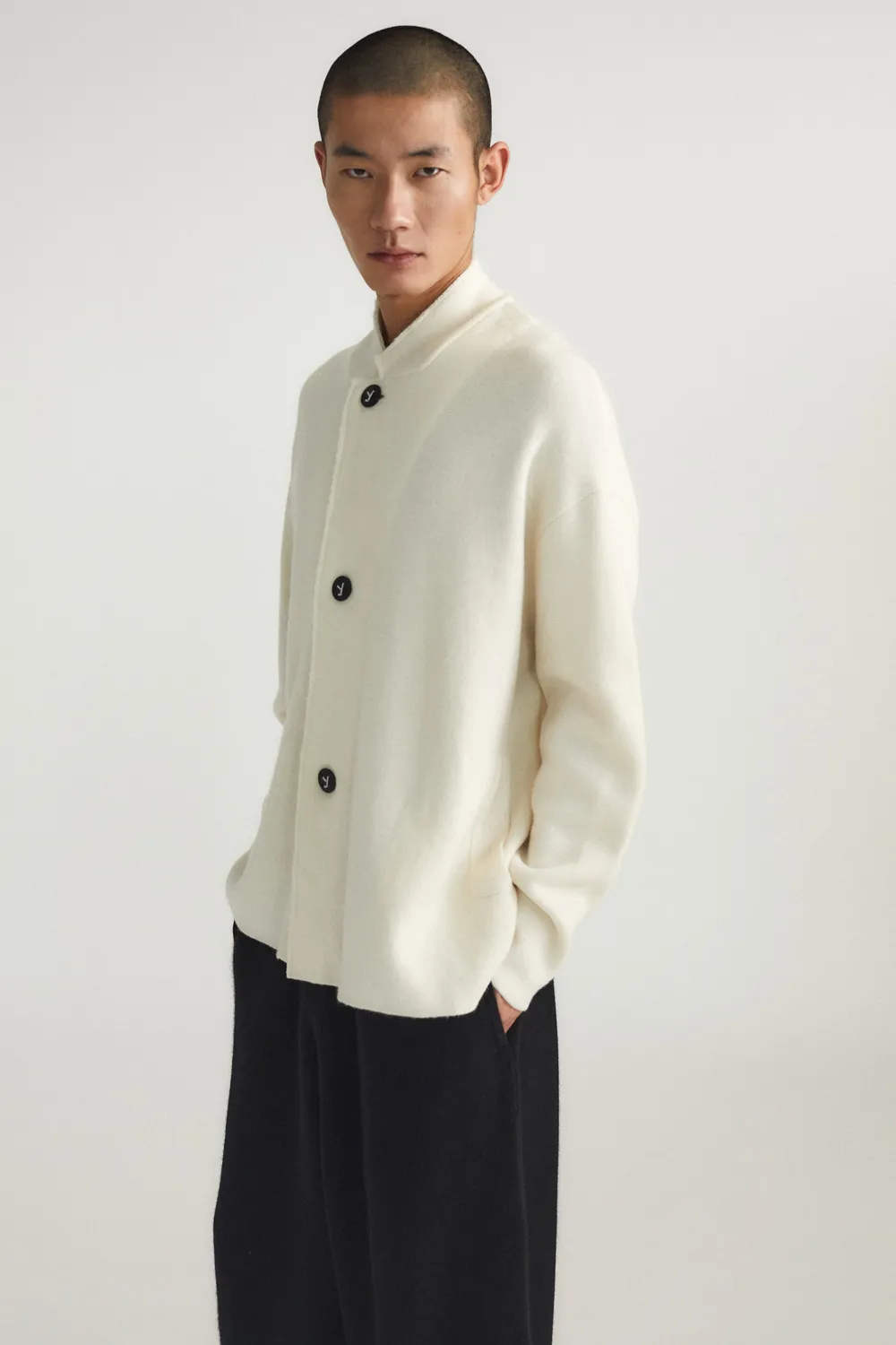 Oyuna Wind Jacke Ivory Herren relaxed
