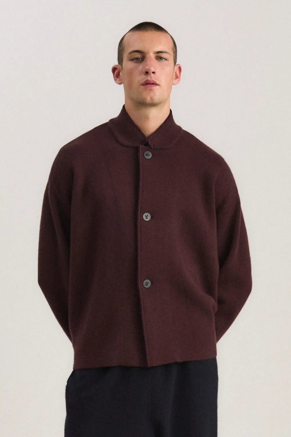 Oyuna Wind Jacke Carob & Ink Jacquard