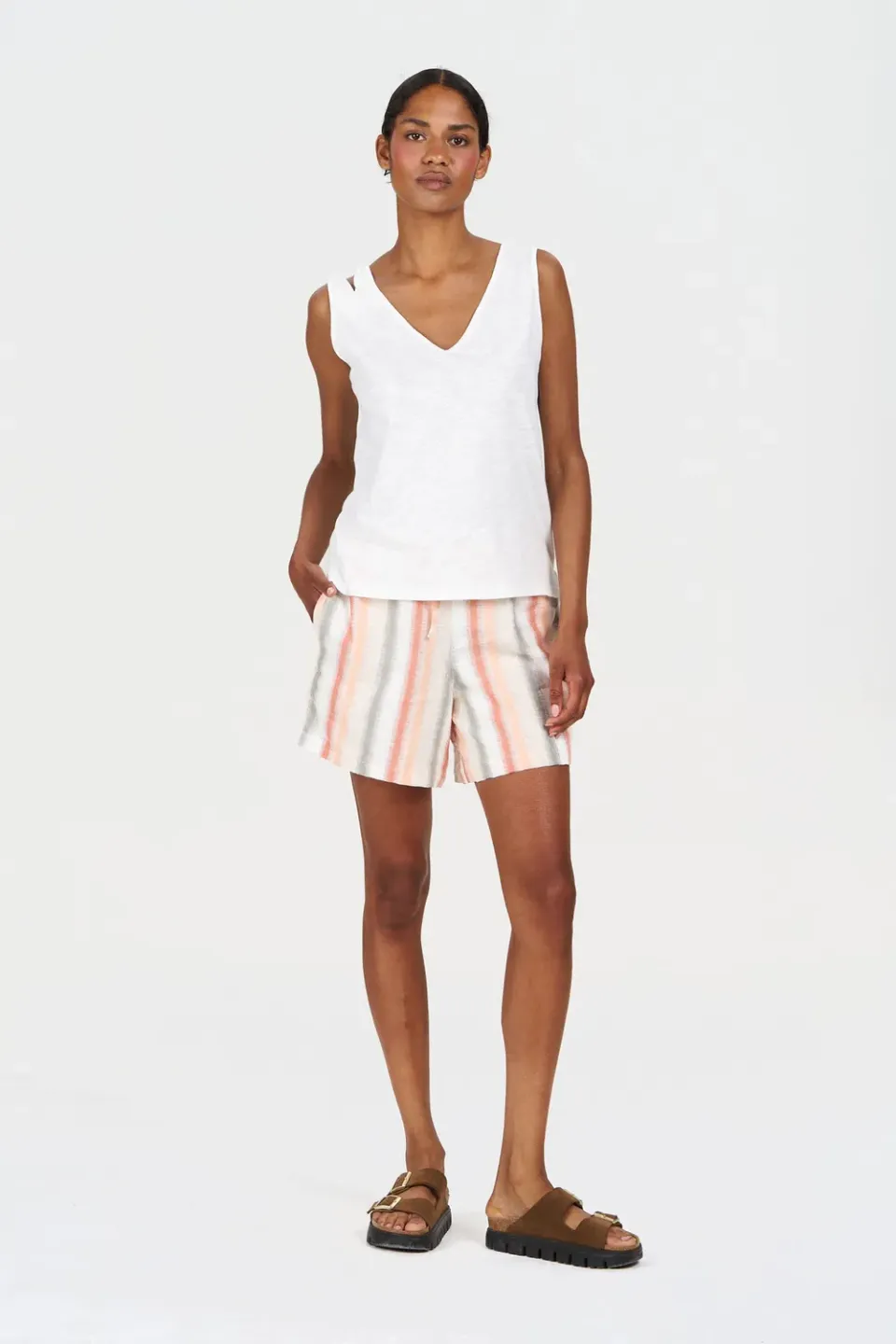 KOMODO GRACE Shorts Stripe Damen aus Bio-Baumwolle