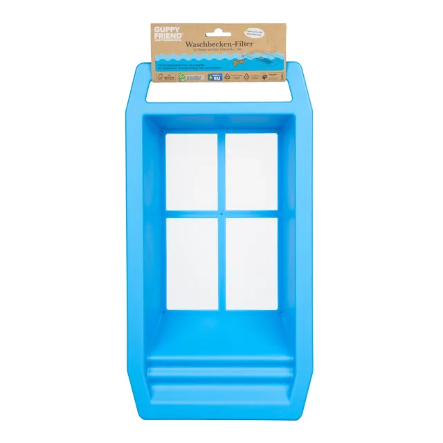 Langbrett Guppyfriend Waschbecken Filter Mikroplastik deutsch