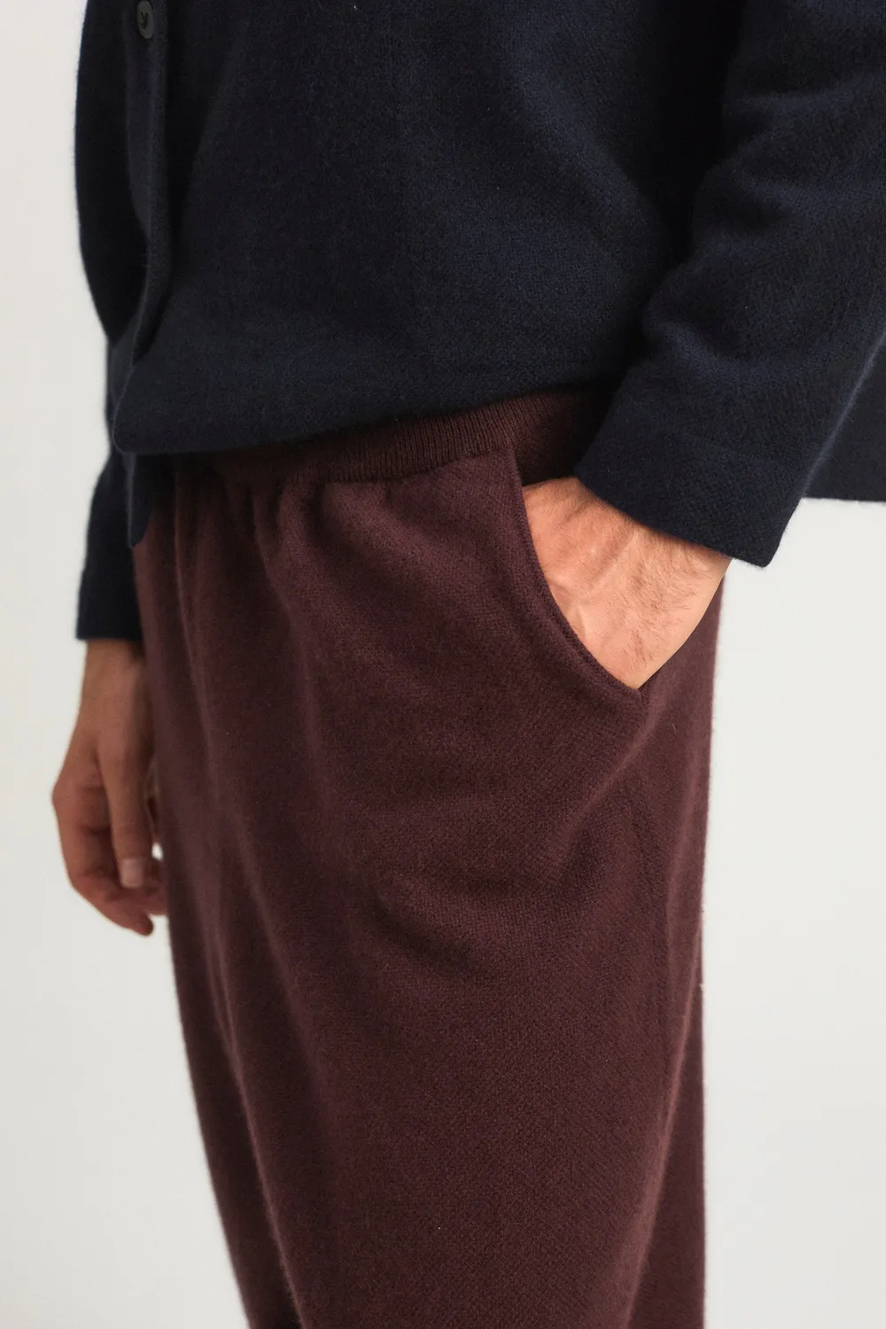 Oyuna Maxi Trousers Hose Carob aus Cashmere