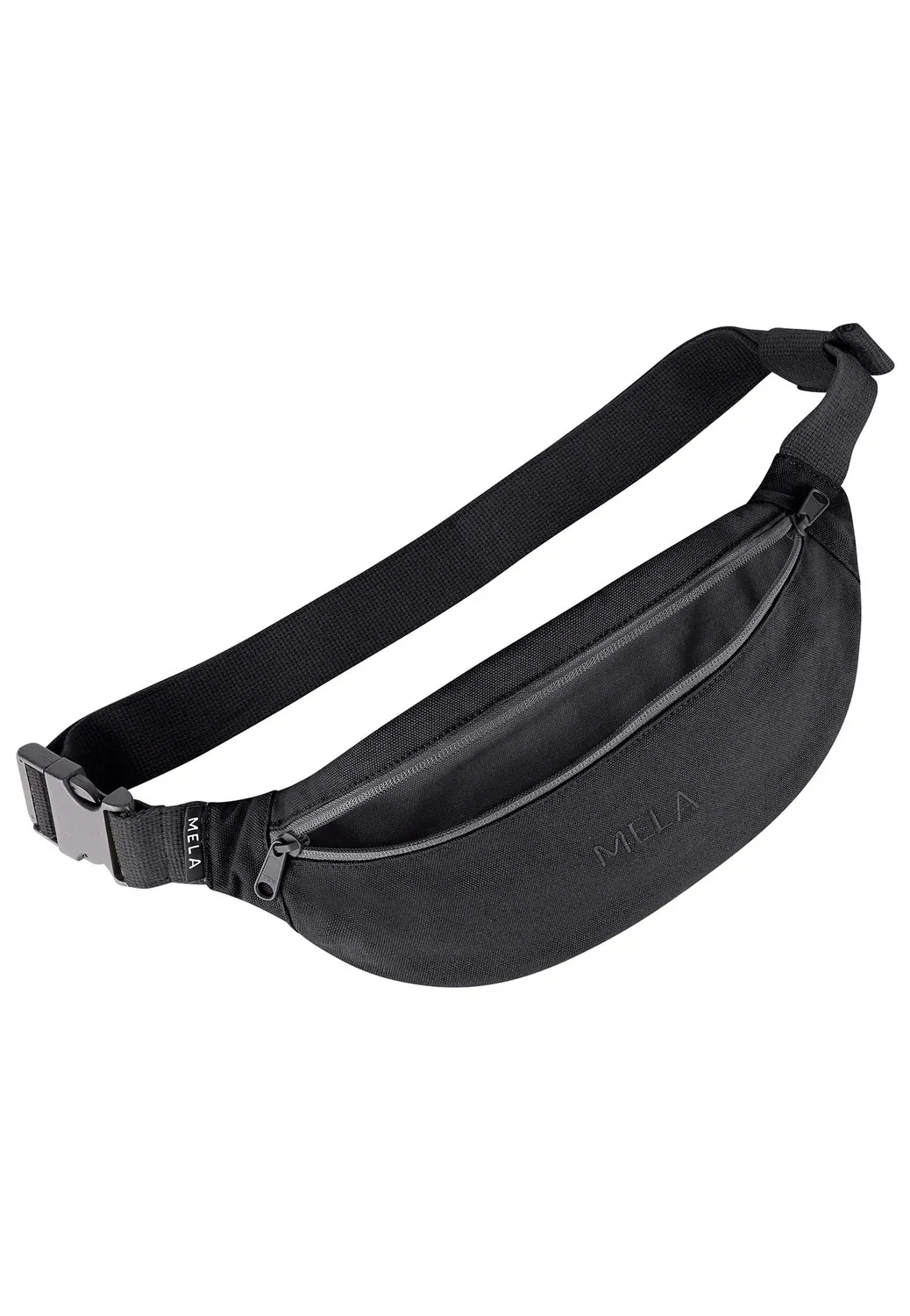 MELA Hip Bag Bauchtasche all black Canvas