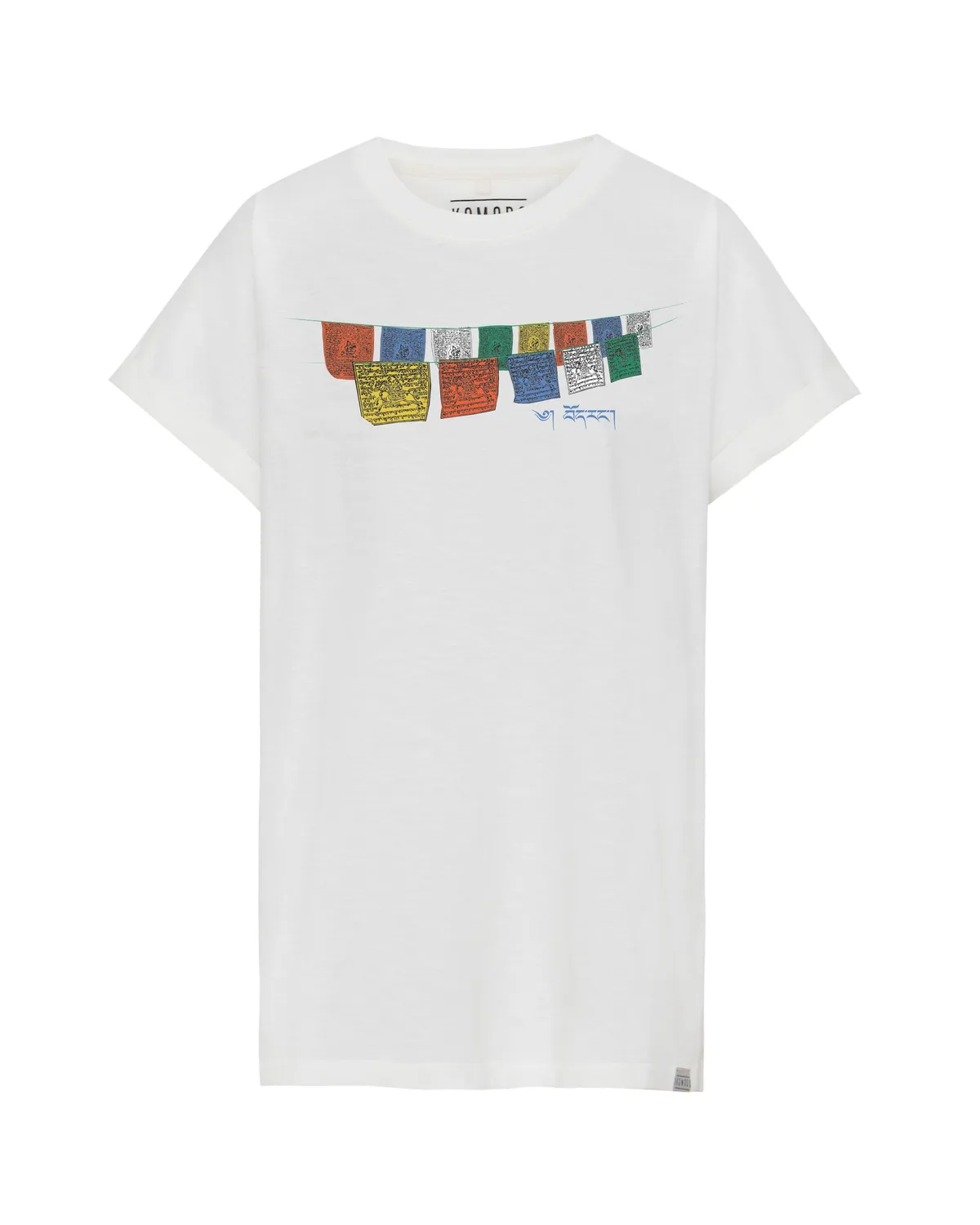 Komodo Tibet T-Shirt Off-White Bio-Baumwolle