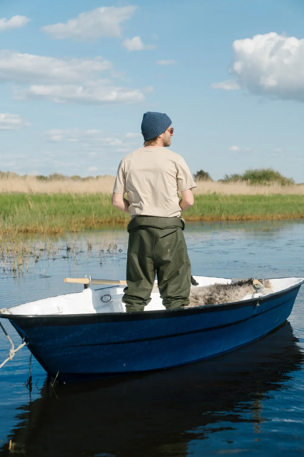LAKOR Fishing In A Barrel T-Shirt White Pepper Bio
