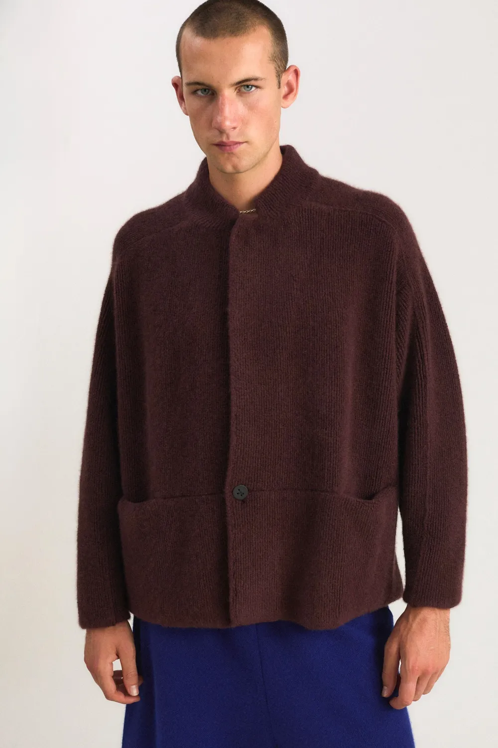 Oyuna Arun Jacke Carob Kaschmir Strickjacke