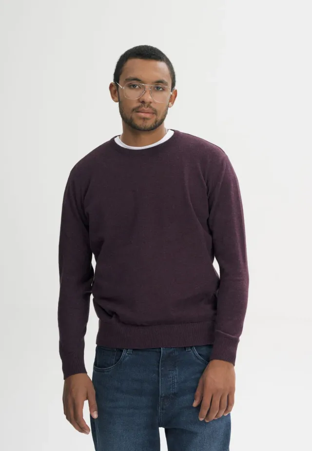 MELA HIMAL Pullover chai M Fairtrade-Baumwolle