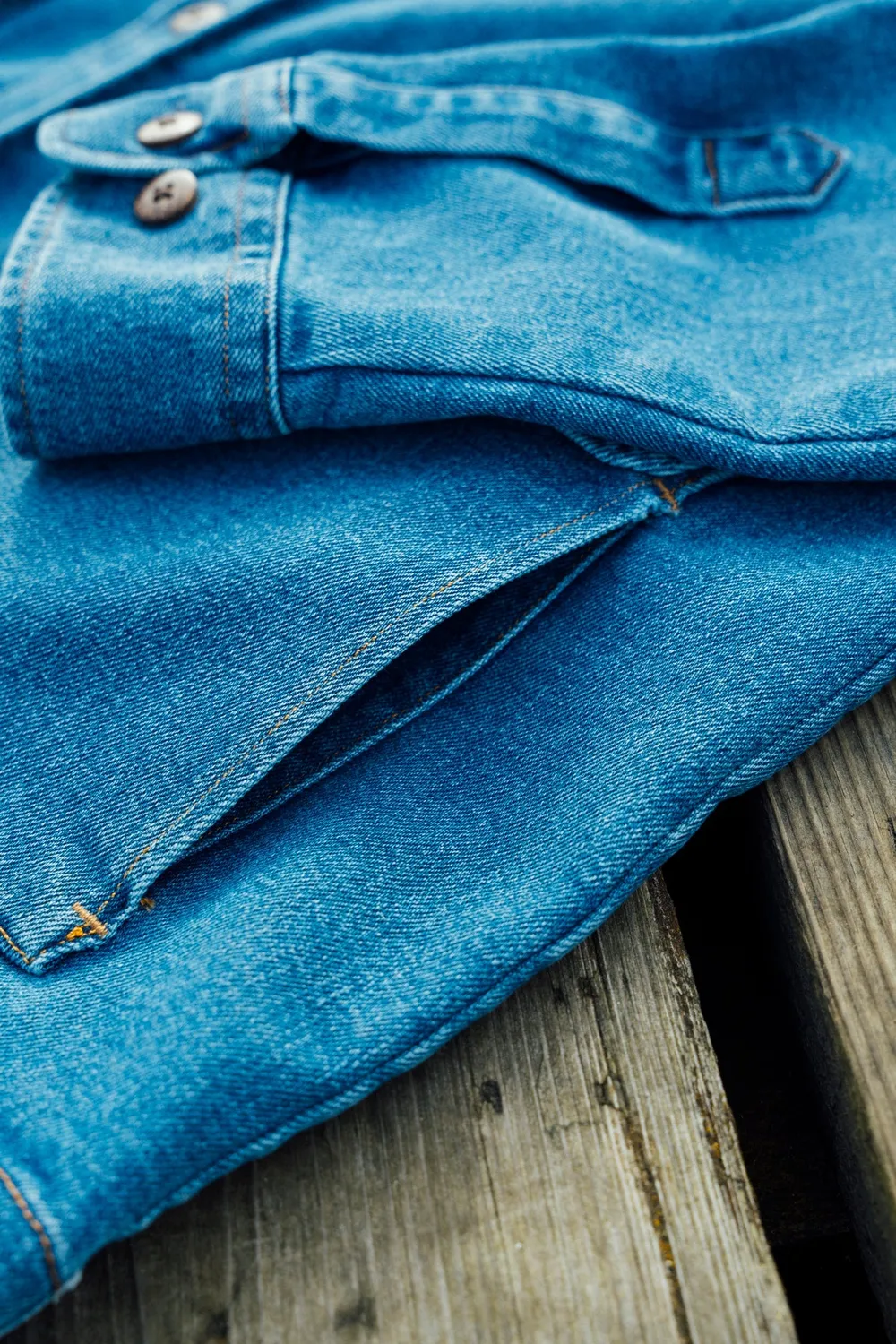 LAKOR Havana Sailor Jacket Mittelblau Denimjacke