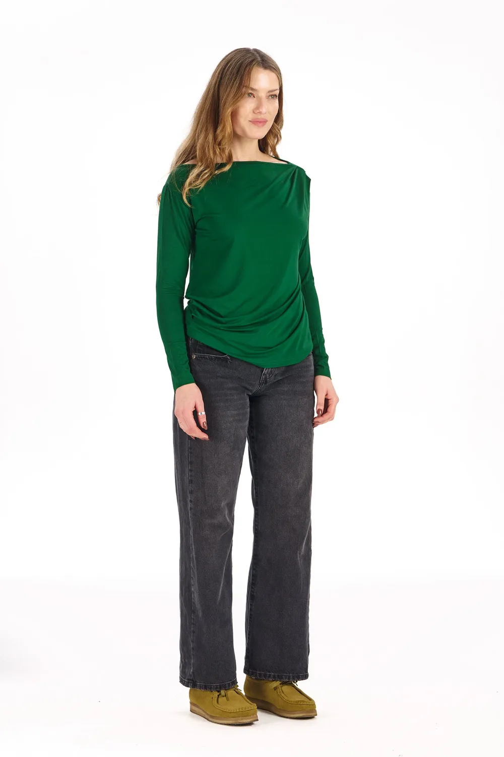 KOMODO ETERNAL Top Damen Grün Modal Jersey