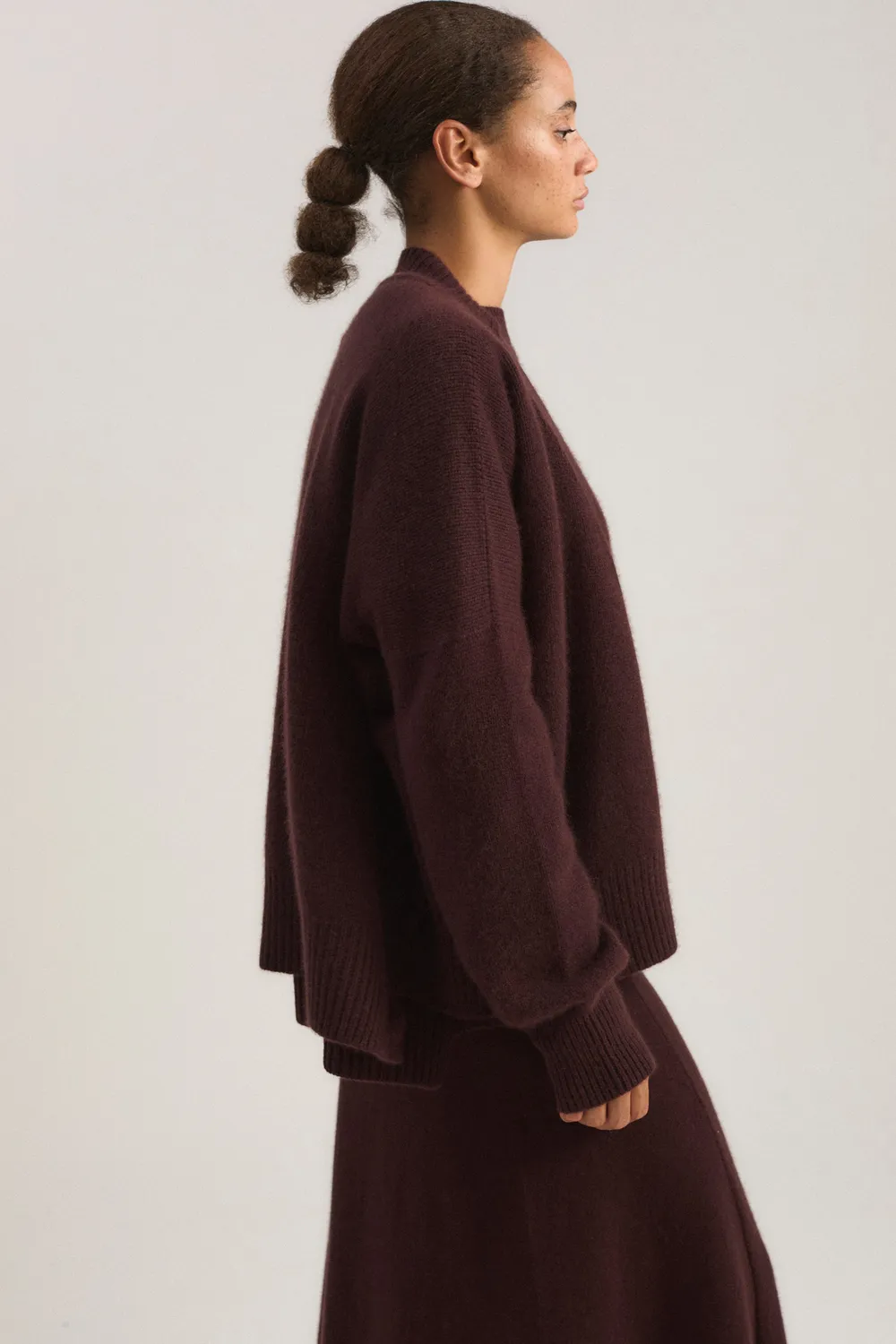 Oyuna Aire Cardigan Carob aus Kaschmir