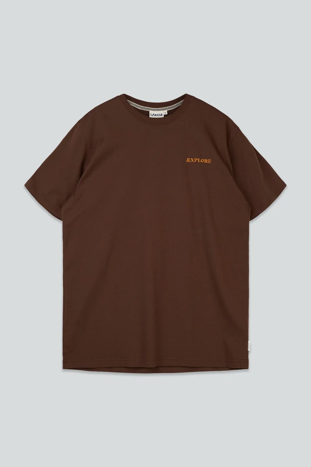 LAKOR Yoga Moose T-Shirt Chicory Coffee Bio