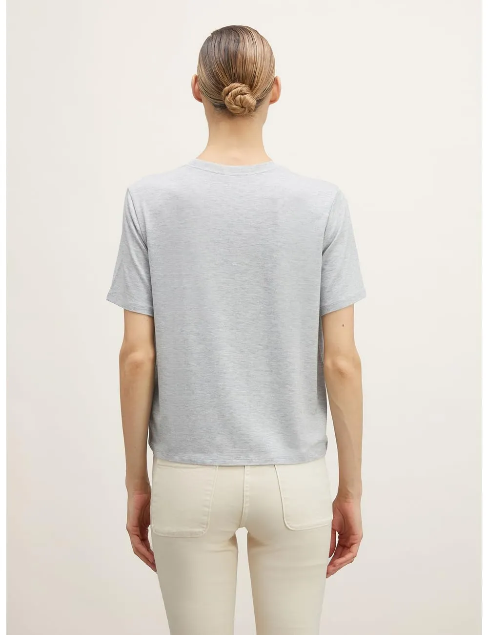 motivi Spring Summer 24 Boxy T-Shirt Blumen Viskose