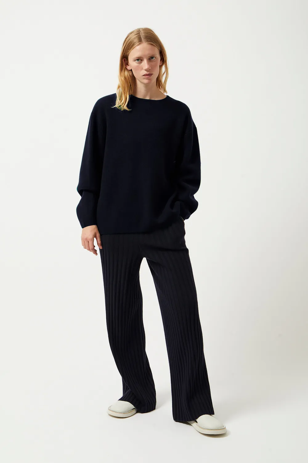 Oyuna Axa Pullover Ocean aus Kaschmir