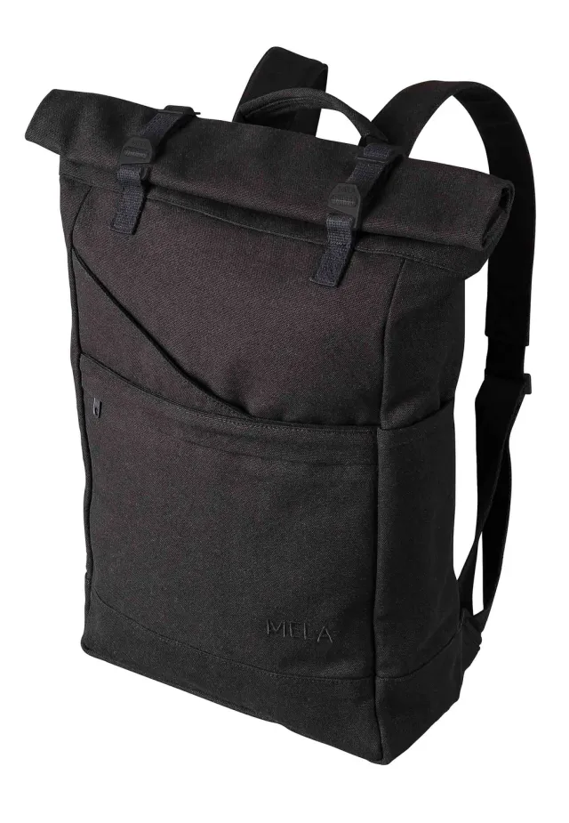 MELA Ansvar I Rucksack schwarz Fairtrade-Baumwolle