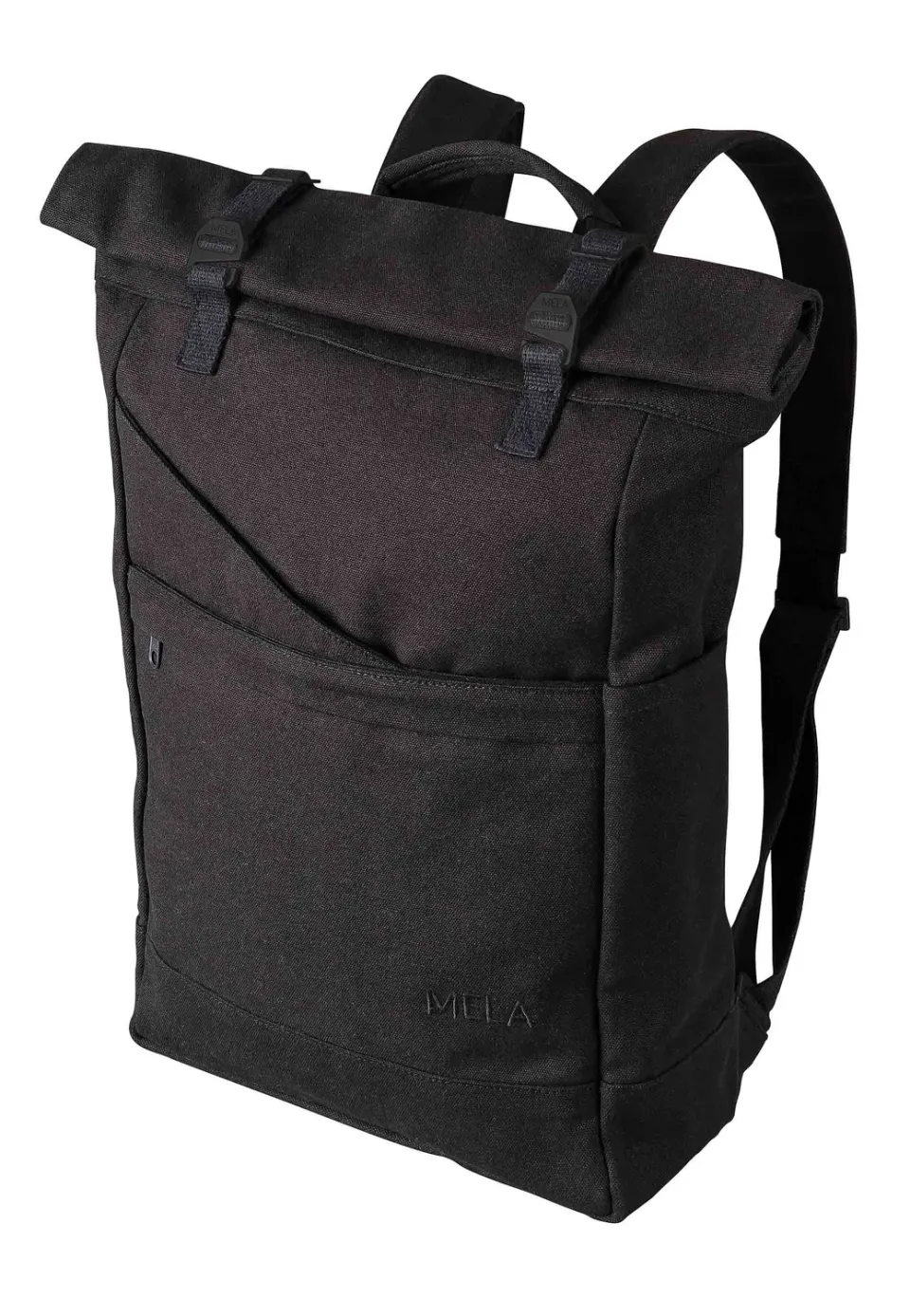 MELA Ansvar I Rucksack schwarz Fairtrade-Baumwolle