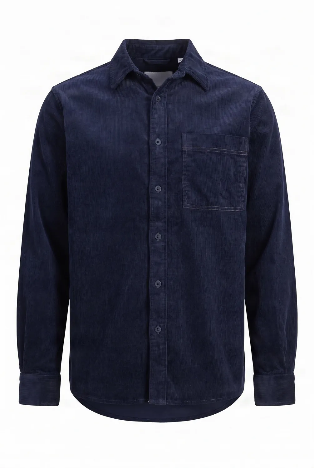 KOMODO OSCAR Cord Overshirt Navy aus Bio-Baumwolle