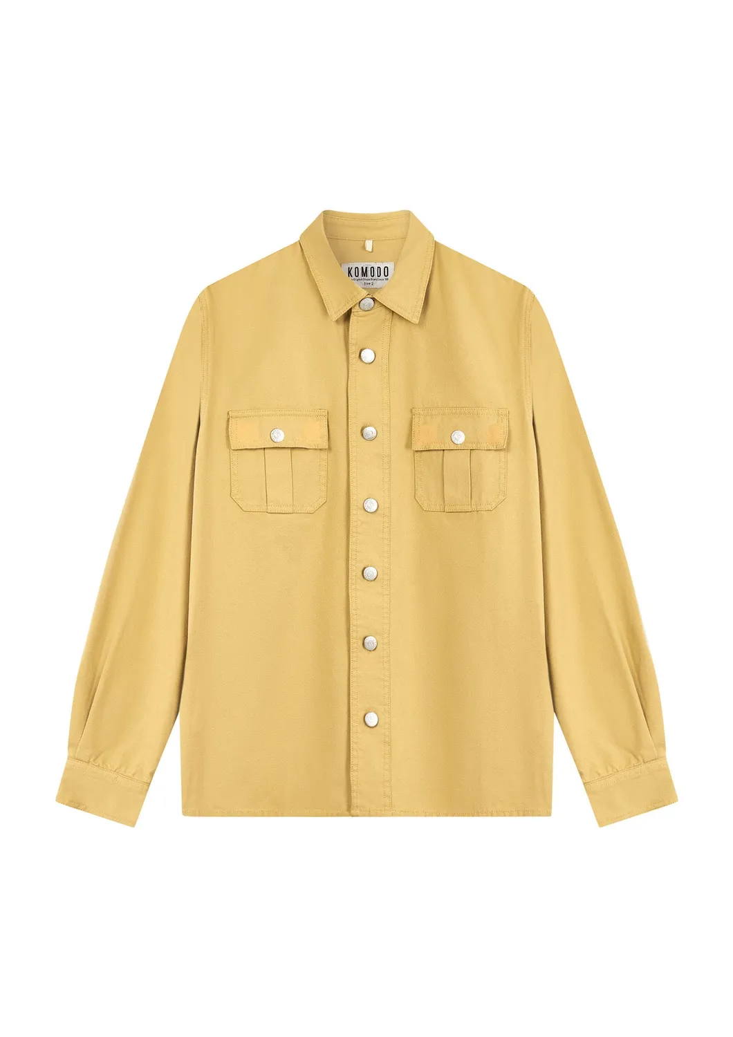 Komodo Jean Overshirt Sand Bio-Baumwolle