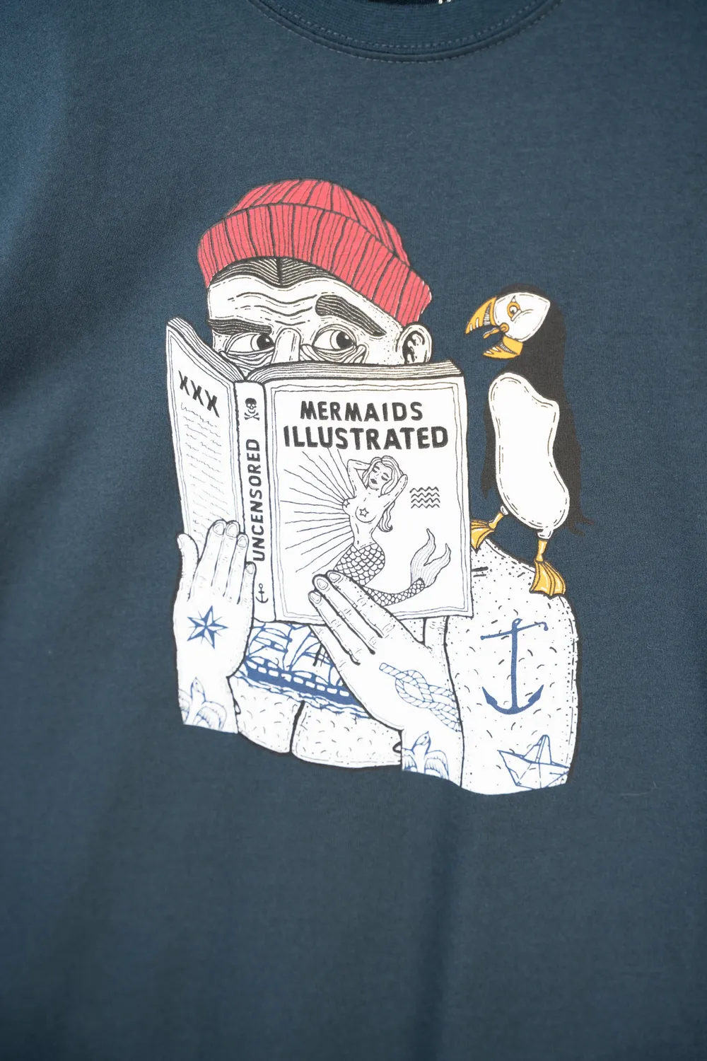 LAKOR Uncensored T-Shirt Blueberry Bio-Baumwolle