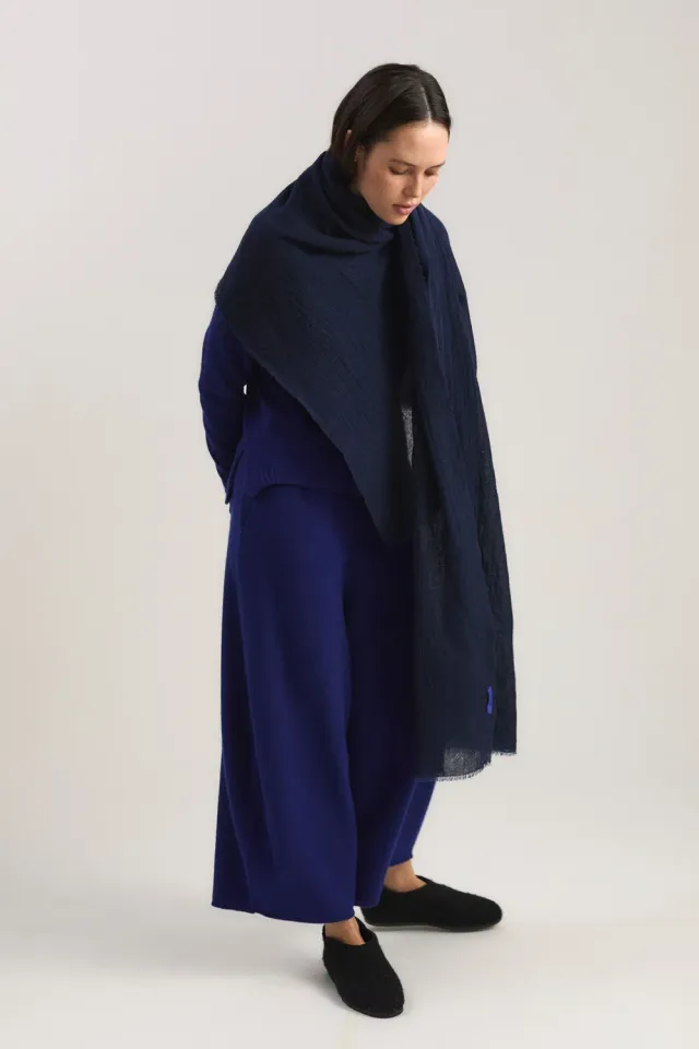 Oyuna Sera Schal Indigo aus Cashmere