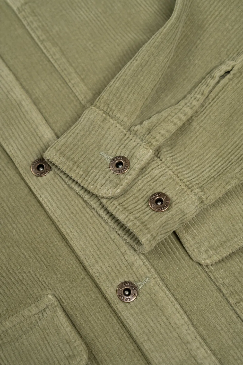 LAKOR Courd Jacket Jacke Mosstone Bio-Baumwolle
