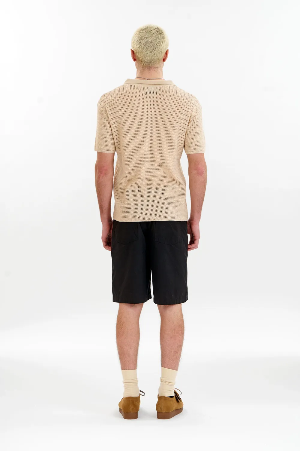 Komodo Oliver Strickpolo Cream Bio-Baumwolle