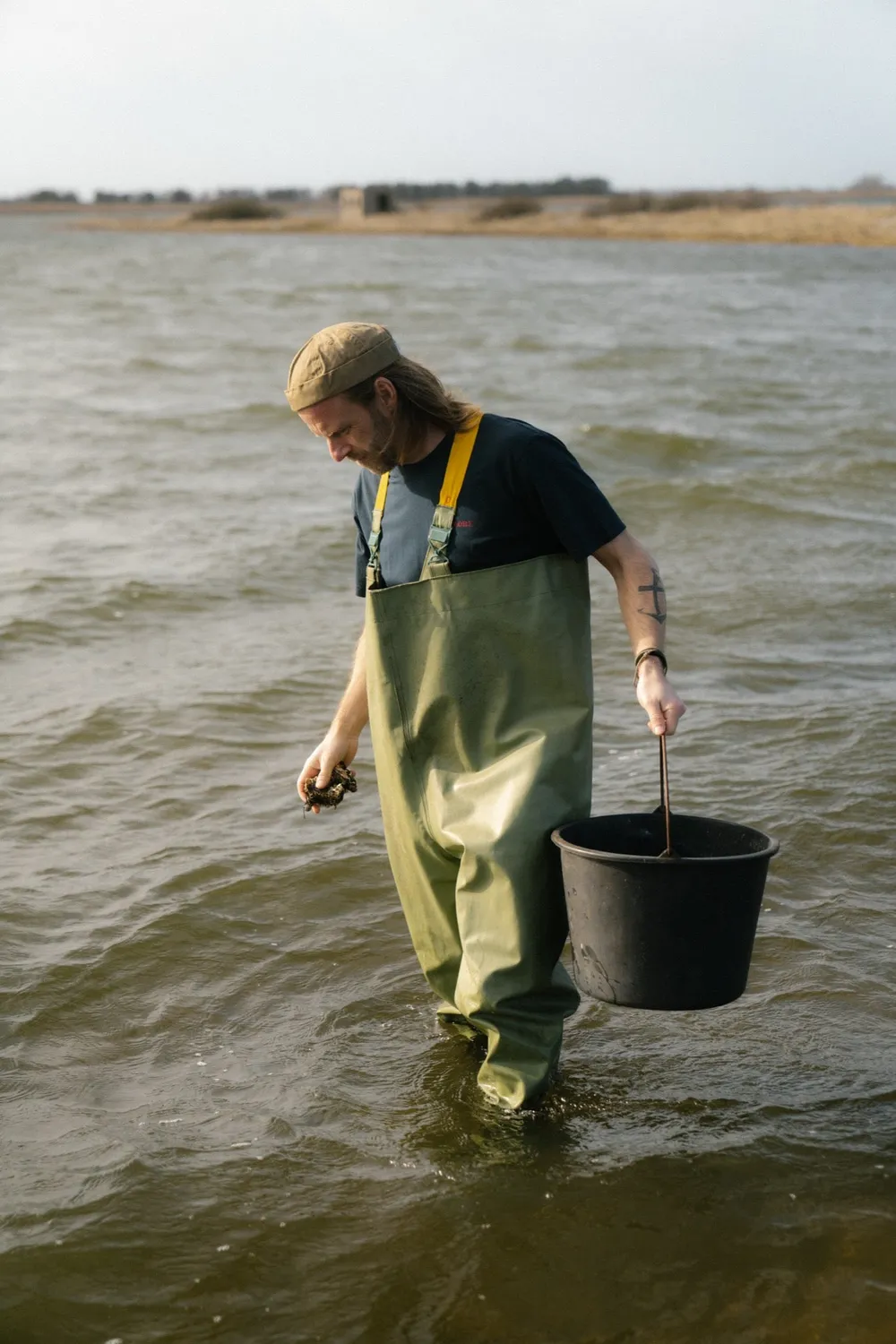 LAKOR Docker Wax Cap Mustard Onesize Bio-Baumwolle