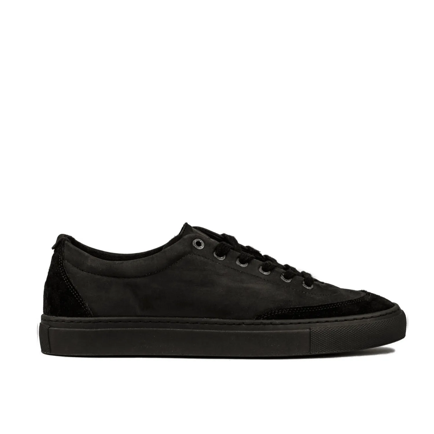 Langbrett LDR Sneaker Nubukleder schwarz unisex