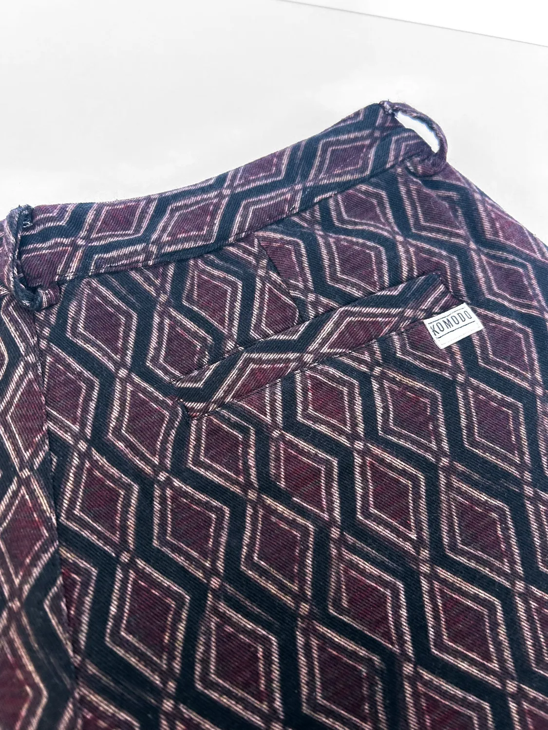 KOMODO BOWIE Hose Batik Diamond Herren Bio-Baumwolle