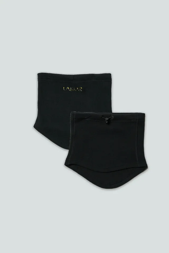 Lakor Fleece Halswärmer Schwarz Onesize verstellbar