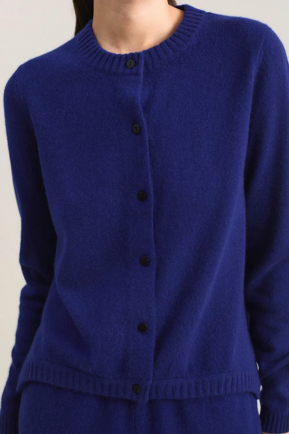 Oyuna Tondo Cardigan Ink Kurz Kurve