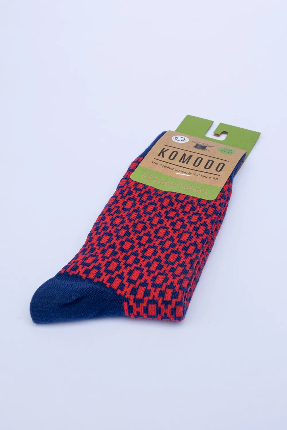 KOMODO DIAMOND Socken Navy 41-43 Bio-Baumwolle