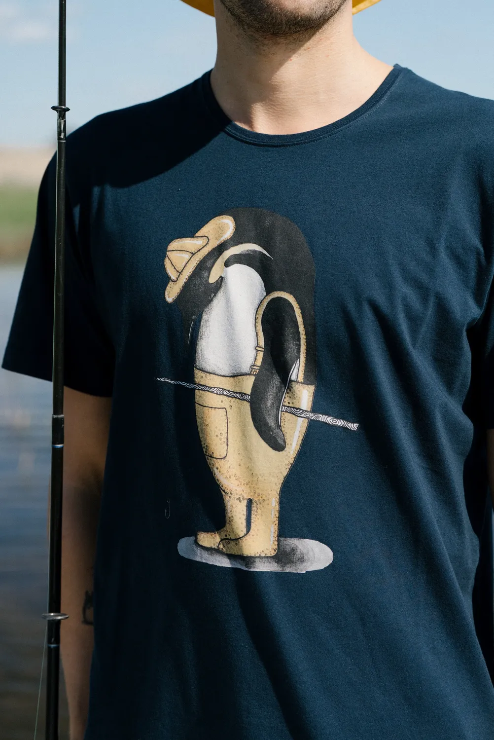 LAKOR No Catch T-Shirt Blueberry Bio-Baumwolle