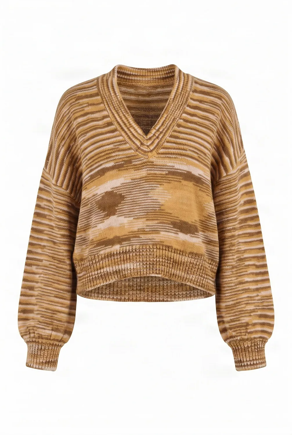 Komodo Faith Pullover Sand Space Dye Wolle EUR 38