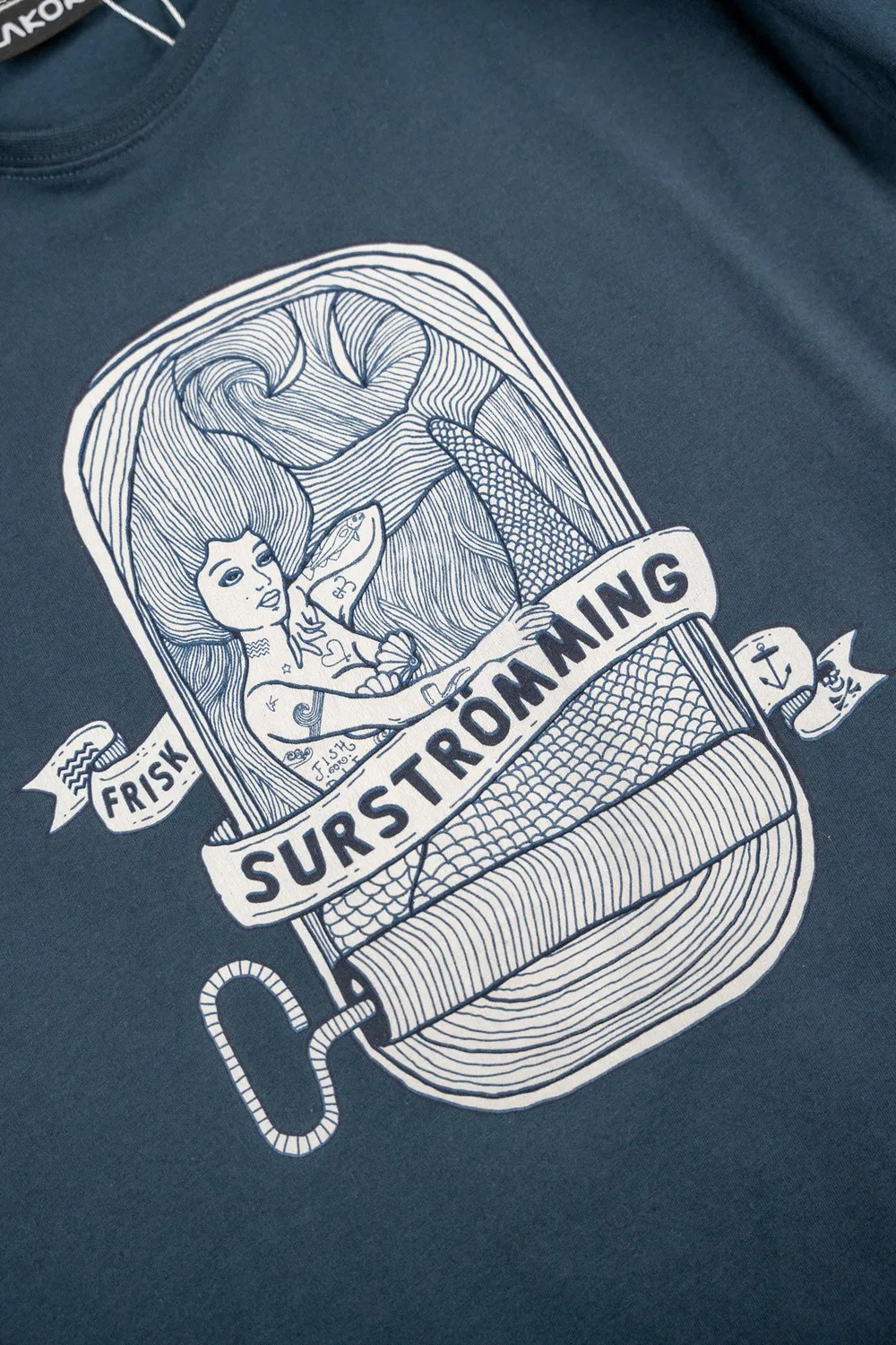 LAKOR Surströmming T-Shirt Blueberry Bio-Baumwolle
