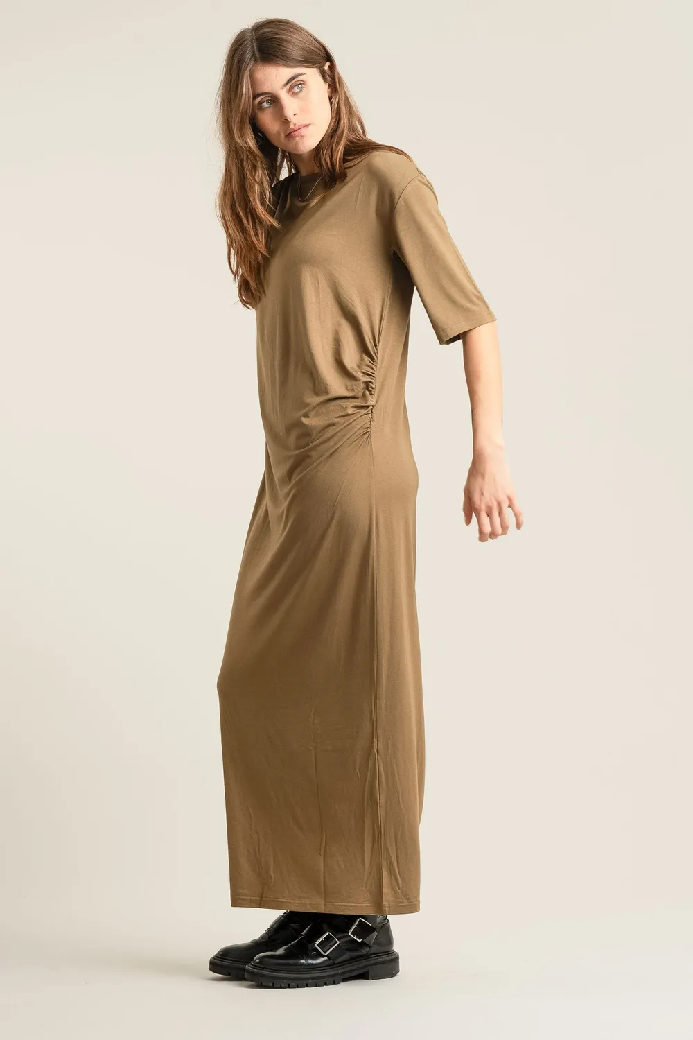 KOMODO SAHARA Kleid Damen olive Größe 10 Modal