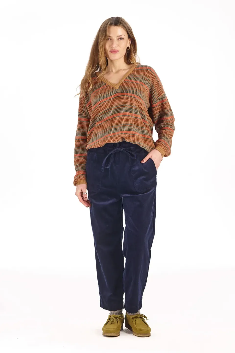 KOMODO DREAM Cordhose Navy aus Bio-Baumwolle