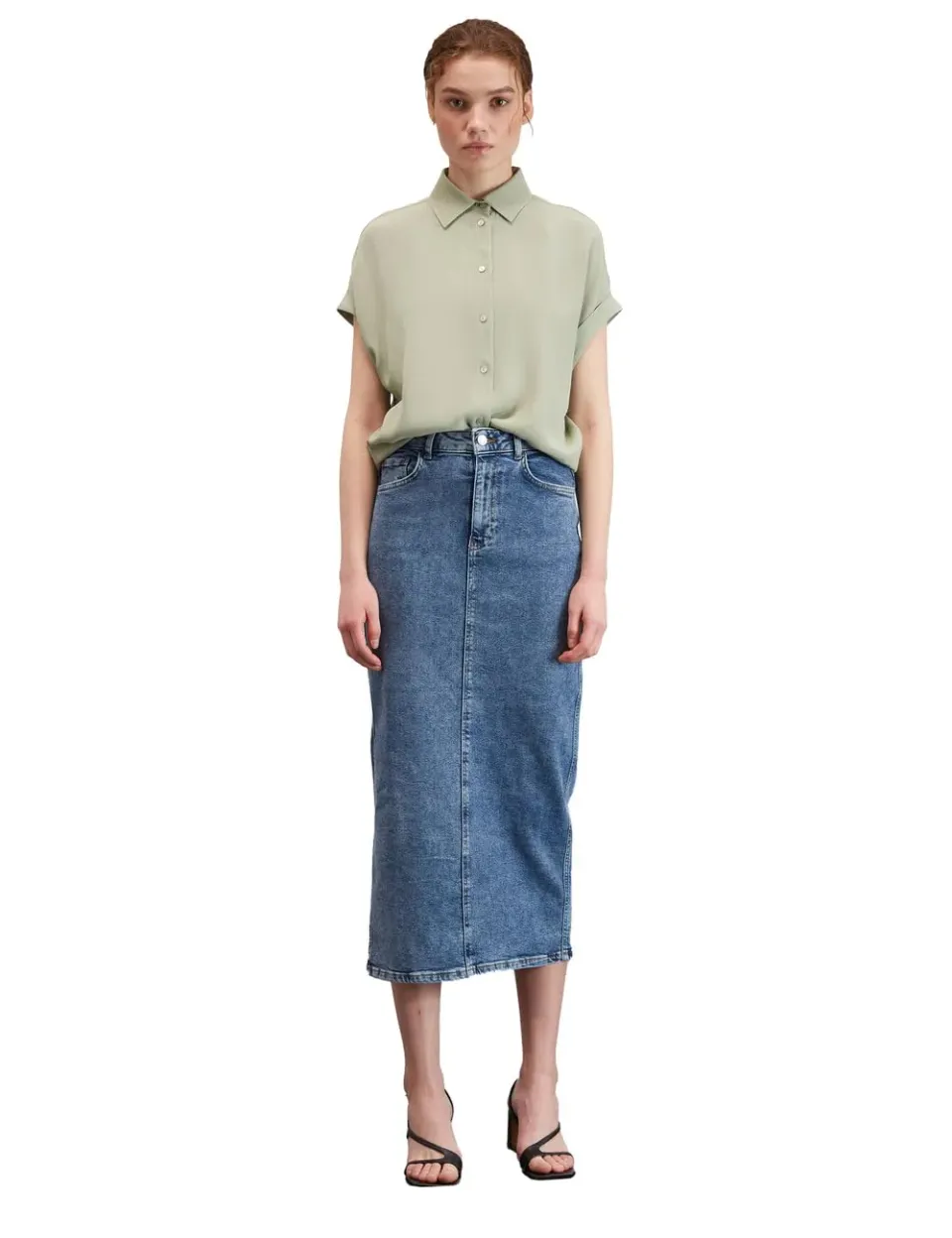 Motivi Hemdbluse mit Kimonoärmeln Viskose