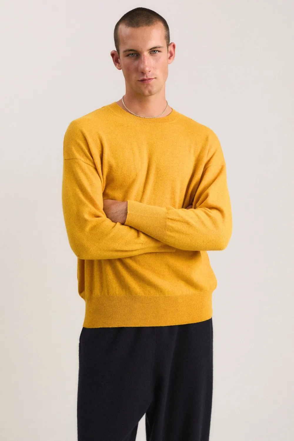 Oyuna Borte Sweater Pullover Amber Rundhals