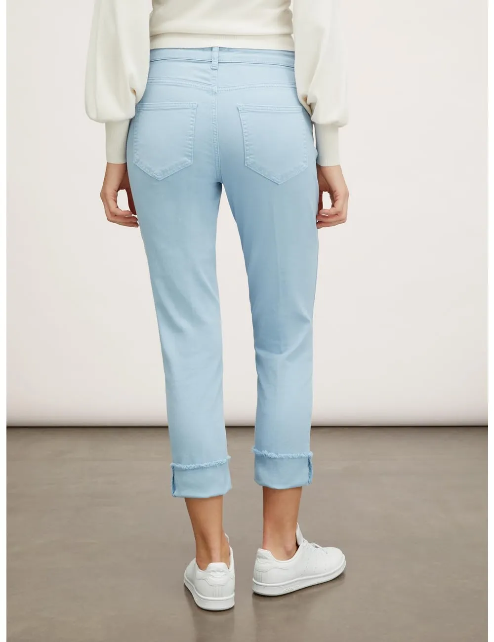 Motivi Regular-Hose Aufschlag Hose mit Bügelfalte