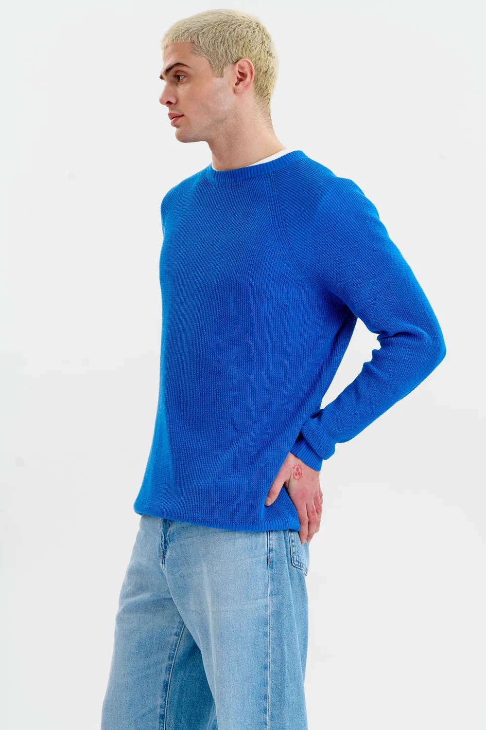 Komodo Fog Pullover Herren Blau Bio-Baumwolle