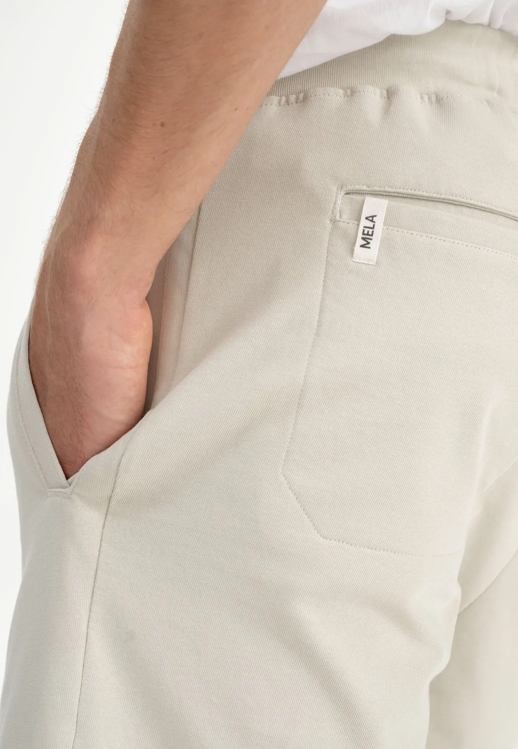MELA KRISH Shorts birke aus Bio-Baumwolle