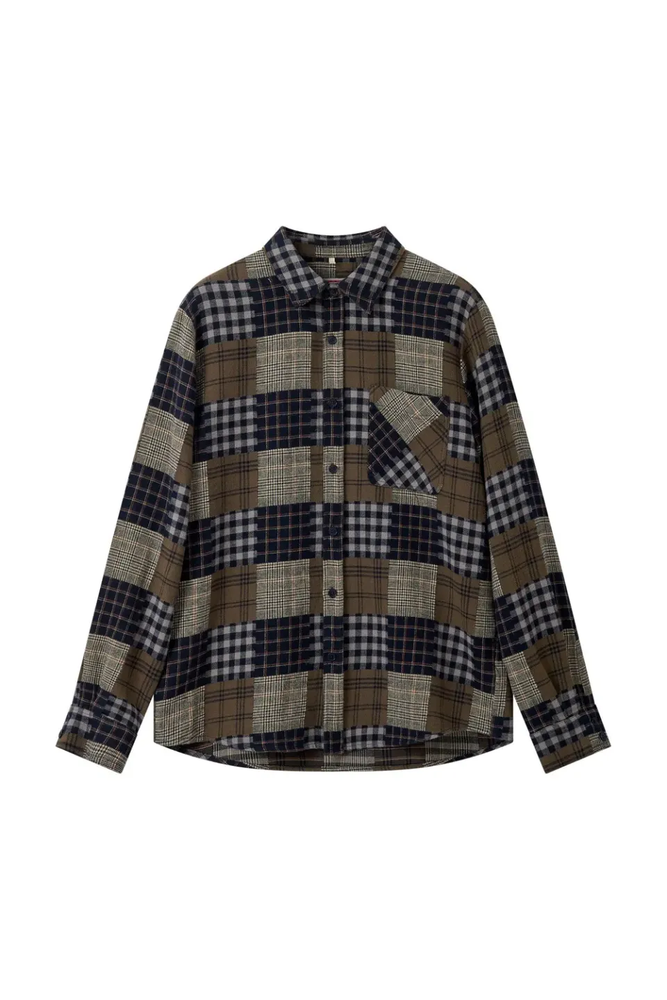 Komodo Santi Overshirt Karo aus Bio-Flanell