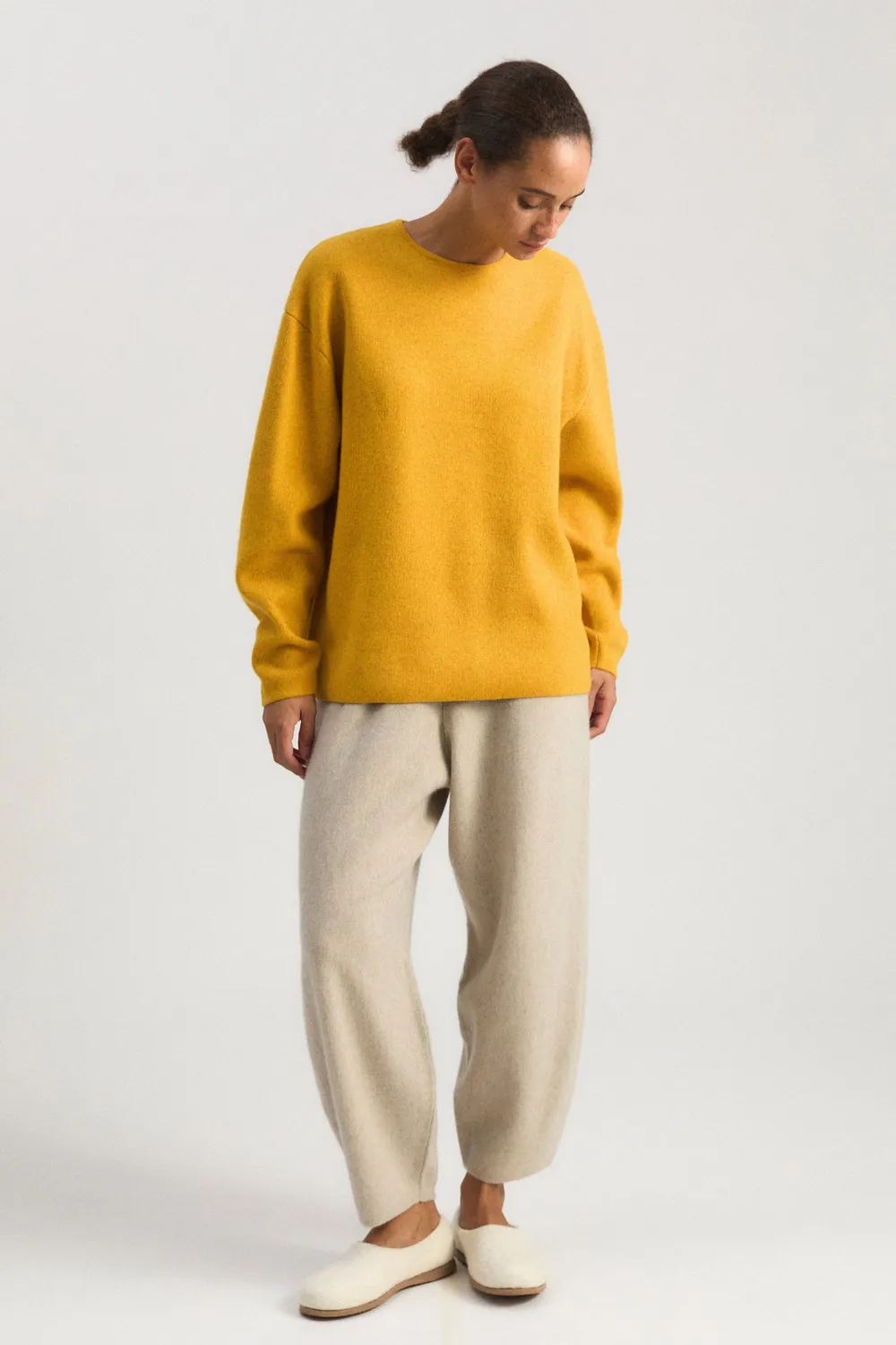 Oyuna Axa Pullover Amber Taupe wendbar