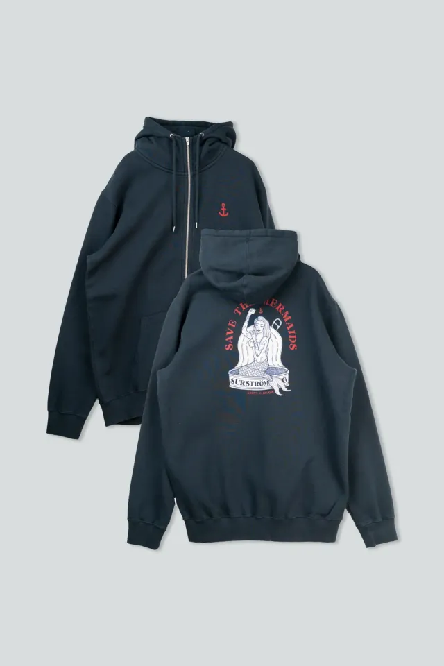 LAKOR Save The Mermaids Blueberry Hoodie Rückenprint