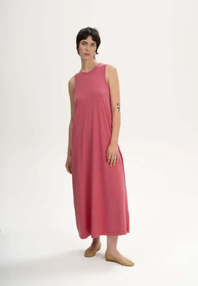 MELA MAHIKA Jersey Maxi Kleid thymian aus Baumwolle
