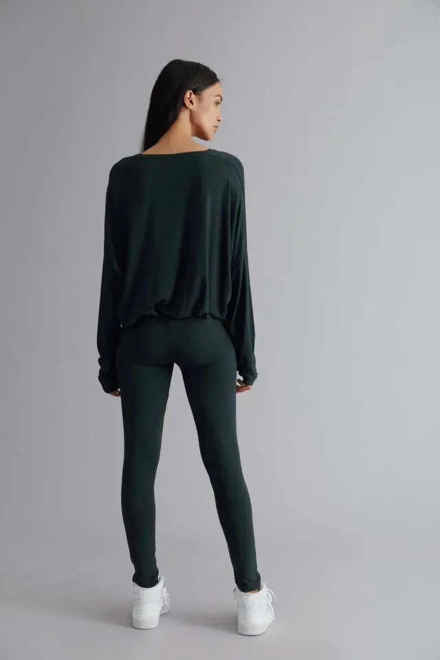 KOMODO SATO Leggings Grün Gr. 36 aus Modal