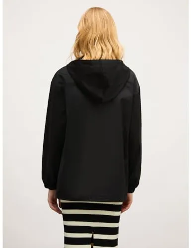 Motivi Jacke mit Kapuze Satin-Jacke mit Taschen