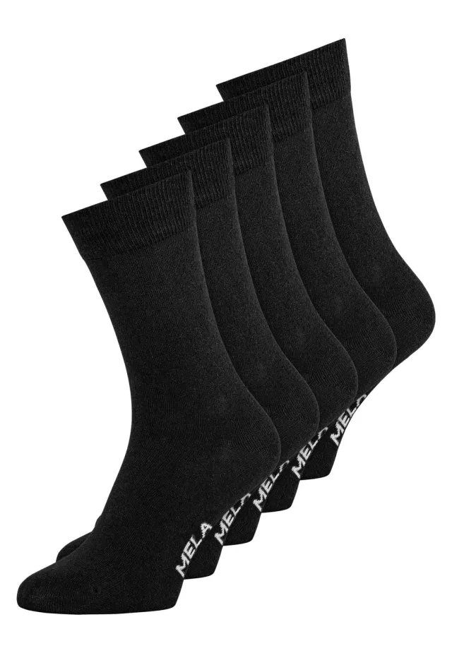 MELA Basic Socken 5 Paare Bio-Baumwolle 39-42