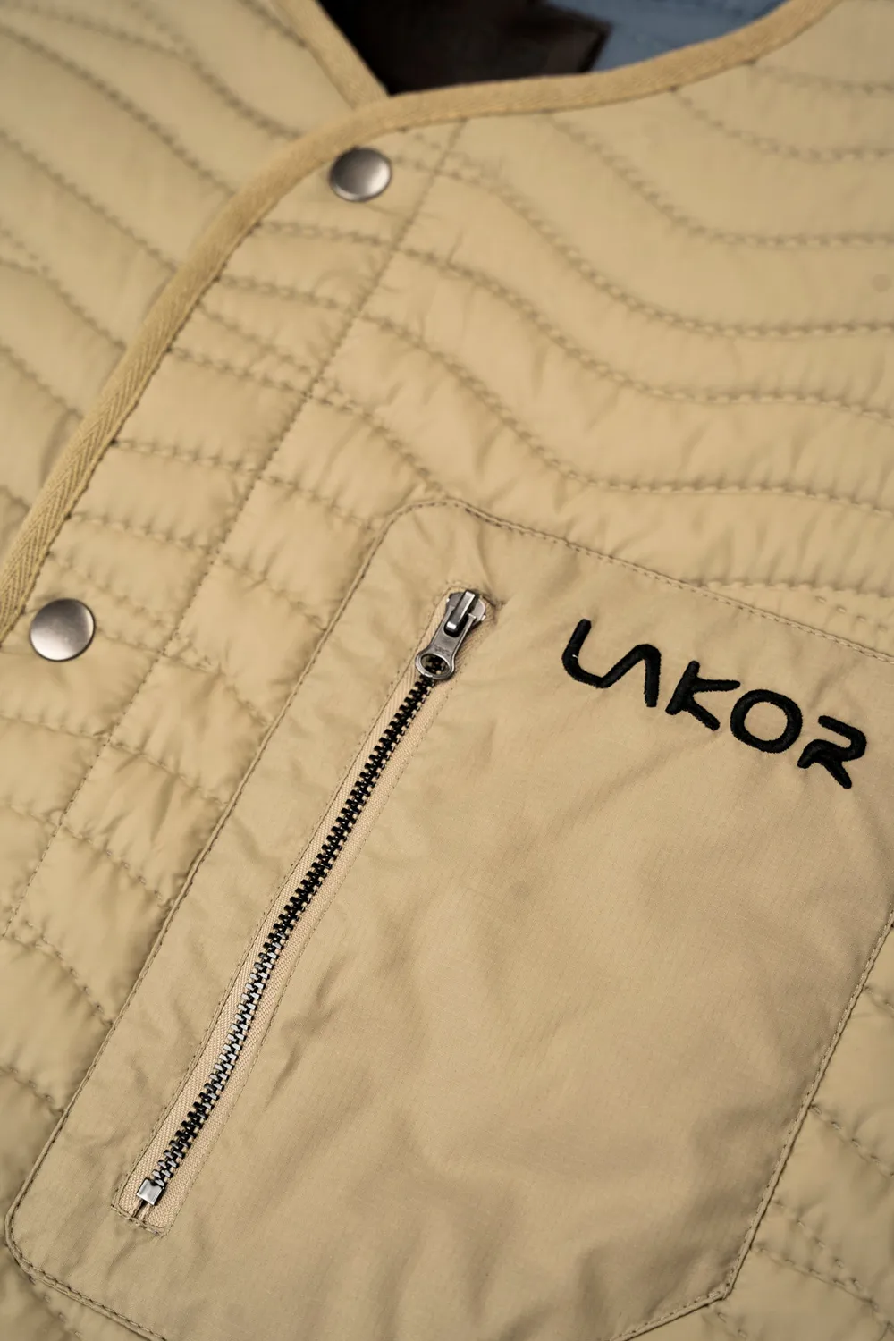 LAKOR Seaway Quilted Vest Weste Fallen Rock recycelt