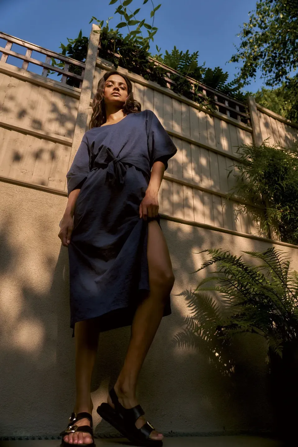 Komodo Hallie Kleid Navy aus Bio-Baumwolle