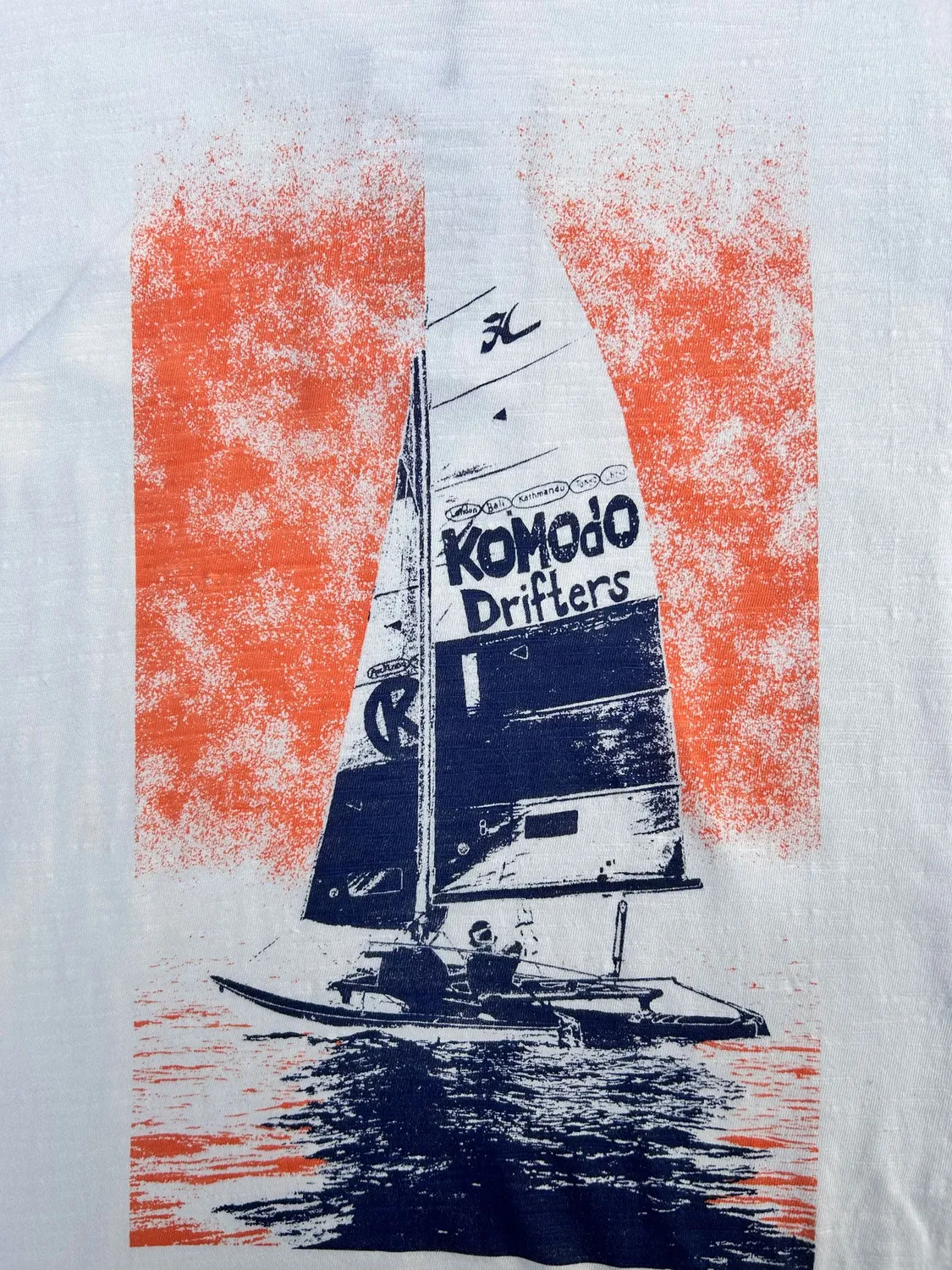 KOMODO SAILING T-Shirt Bio-Baumwolle off white